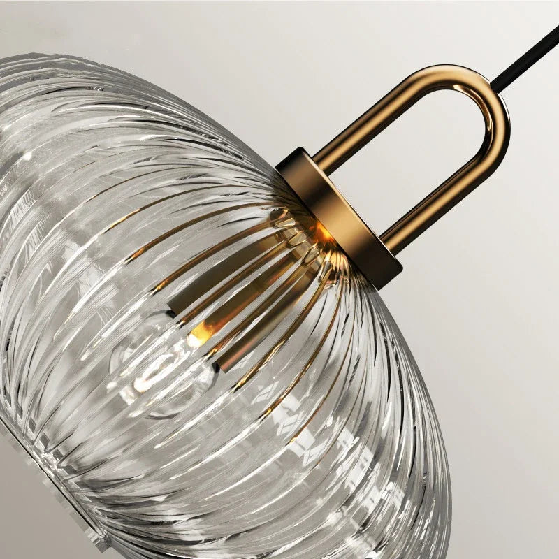 Decorbites™ Japanisches Glasanhängerleuchte: Moderne nordische LED-Hängeleuchte für Schlafzimmer und Heimdekoration
