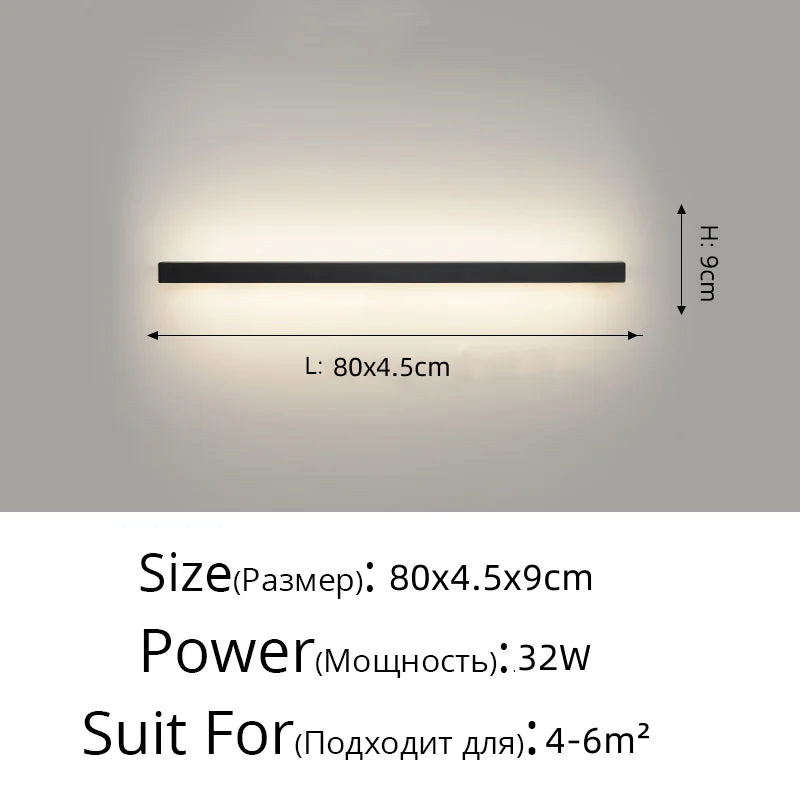Decorbites™ Acryl-LED-Wandleuchten mit Haken für Schlafzimmerregale & Hintergrundwanddekoration