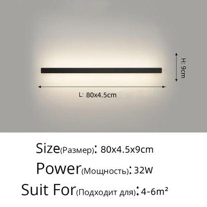 Decorbites™ Acryl-LED-Wandleuchten mit Haken für Schlafzimmerregale & Hintergrundwanddekoration