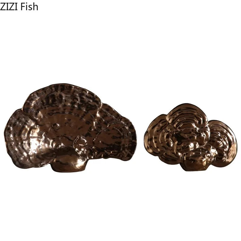 Decorbites™ Ganoderma Lucidum Skulptur Schreibtisch-Dekoration, modernes Raum-Dekor & Handwerkskunst