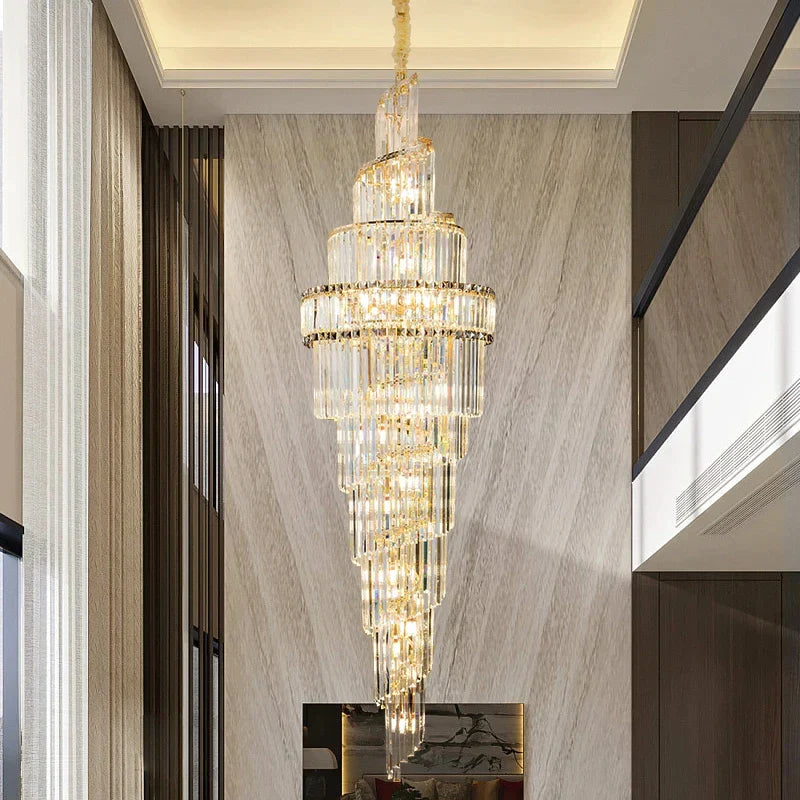 Deluxe Crystal Pendant Chandelier