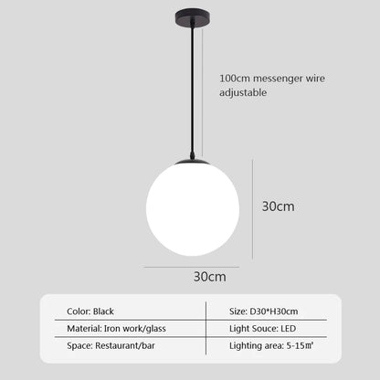 Decorbites™ Glas-Kugelleuchten: Elegante Globus-Hängeleuchten für Zuhause, Restaurant & Bar.