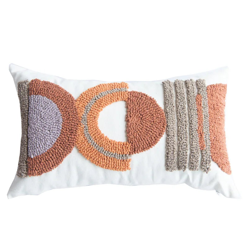 Cotton Tufted Throw Pillow