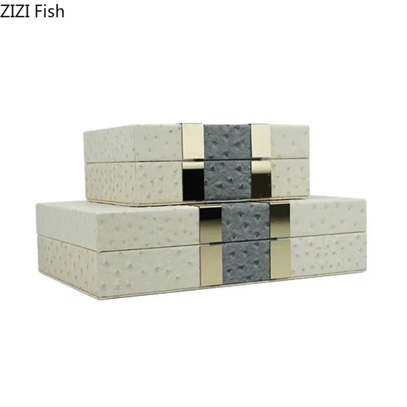 Decorbites™ Leder-Schmuckboxen Holz-Kosmetikdosen Schmuckaufbewahrungsdose