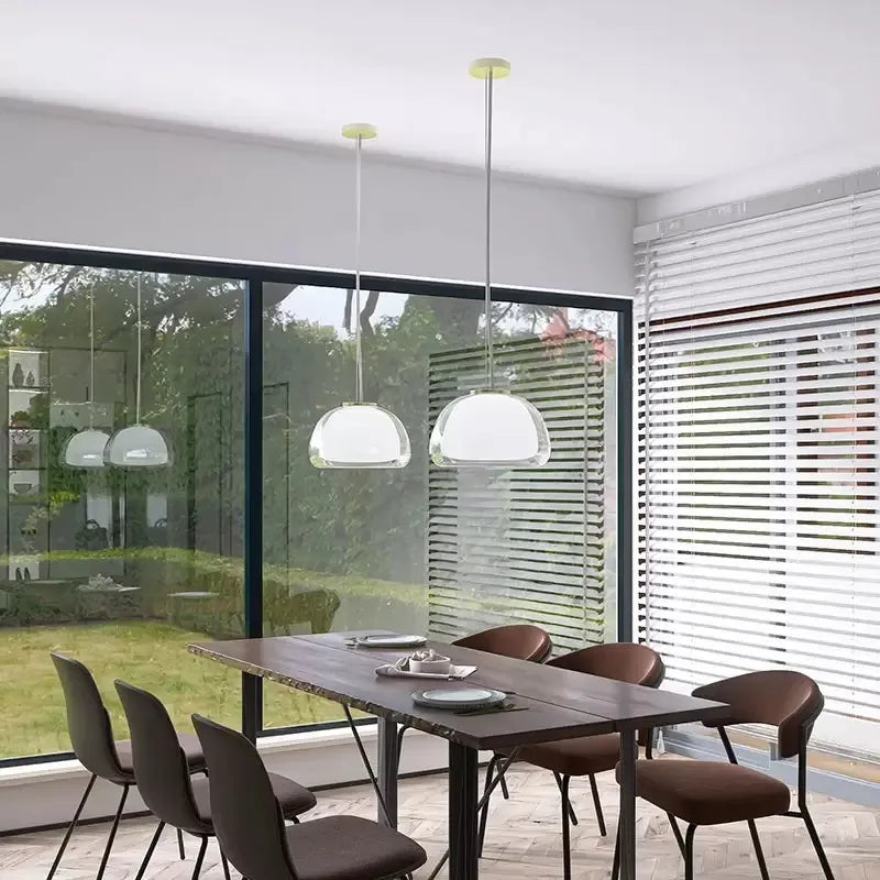 Decorbites™ Glas-Gelee-Hängelampe - Minimalistisches Luxusdesign für das Wohnzimmer im Haus