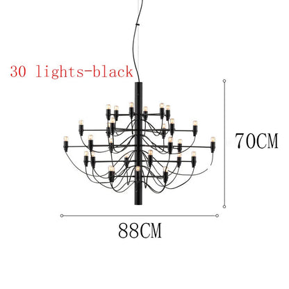Decorbites™ LED-Kerzen-Lüster: Elegantes italienisches Design-Pendant-Licht für die Heimdekoration