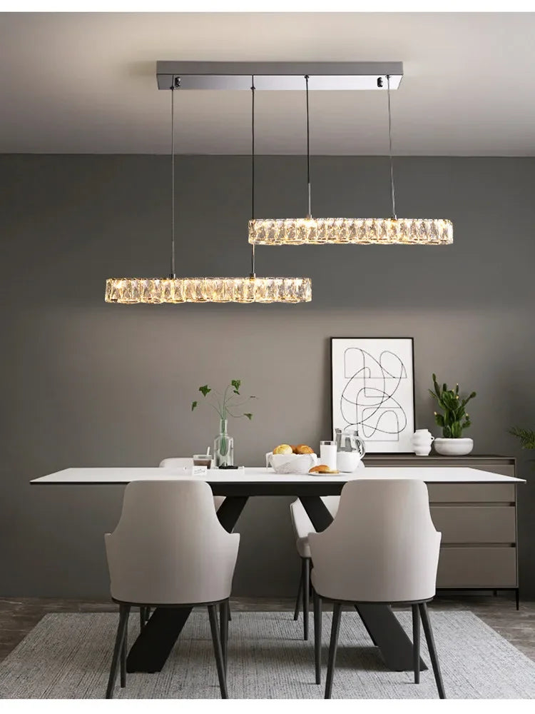 Decorbites™ Kristall-Deckenleuchter-Lampe - Moderne Luxus dimmbare LED-Leuchte
