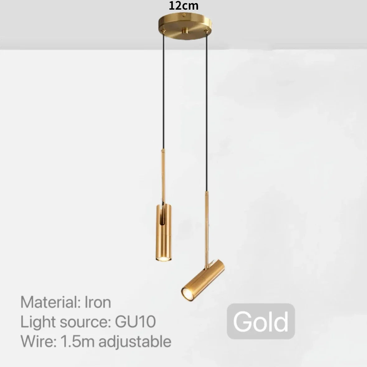 Rotatable Metal Spotlight Pendant Light
