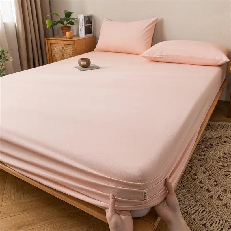 Decorbites™ Grobe Baumwoll-Bettwäsche für Queensize mit Spannbettlaken und Kissenbezügen