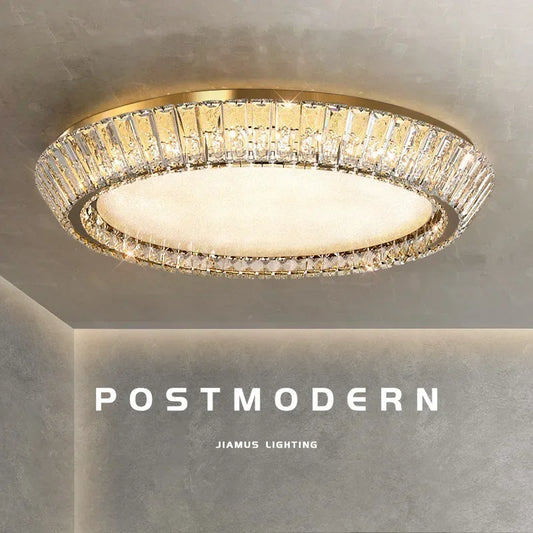 Decorbites™ Gold-Kristallglas-LED-Deckenleuchte für Ess- und Wohnzimmer