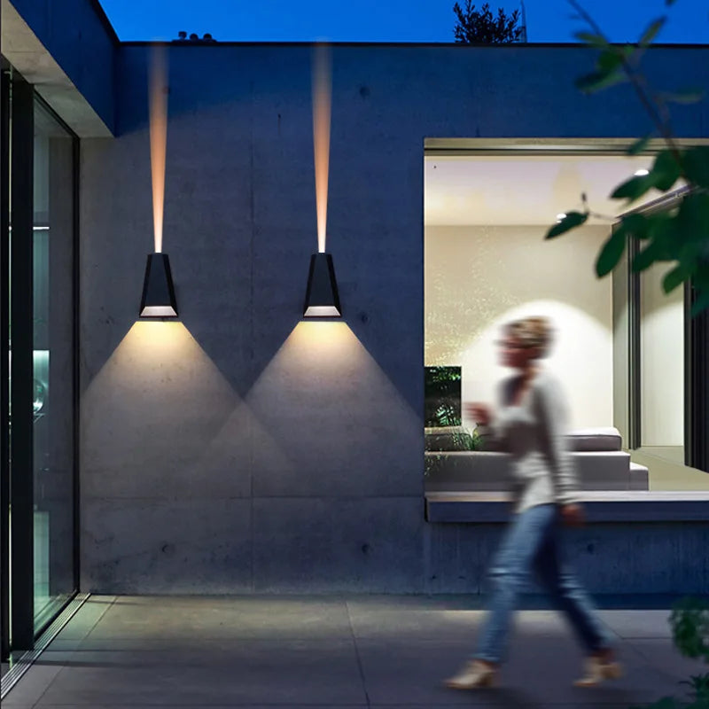 Decorbites™ LED-Wandspülleuchte für Garten, Balkon, Treppe, Villa, Außenbeleuchtung