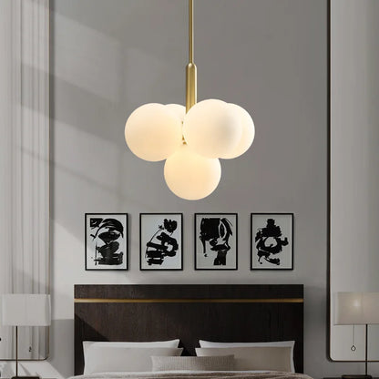 Decorbites™ Glas-Kugeln-Kronleuchter: Moderne Gold-Hängebeleuchtung für Wohnzimmer und Essbereich
