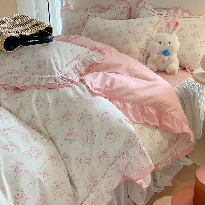 Cotton Floral Duvet Set
