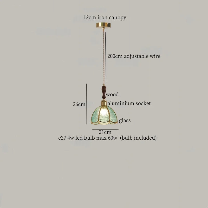 LED Glass Pendant Light
