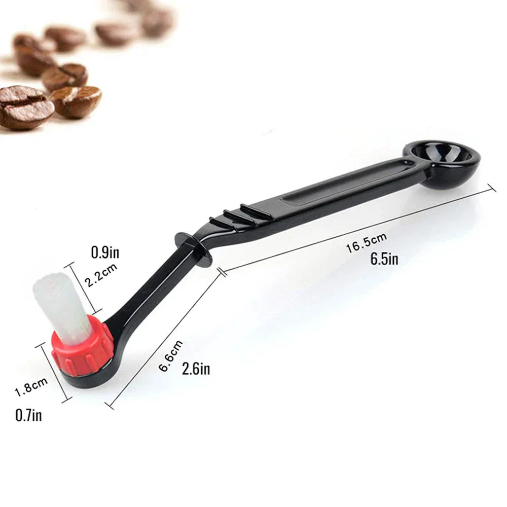 Decorbites™ Espressomaschinen-Bürstenreiniger & Löffel 2-in-1 | Kaffeereinigungswerkzeug
