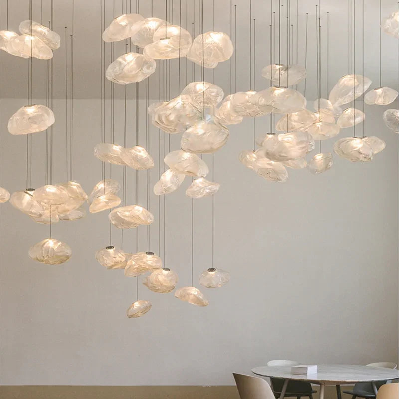 Decorbites™ Wolken-Glas-Hängeleuchten | Nordisch Moderne Geblasene Kristall-Hängelampen