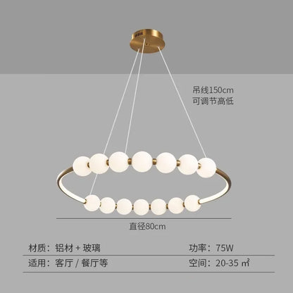 Decorbites™ Kreisring-LED-Hängeleuchten für elegante Heimdekoration