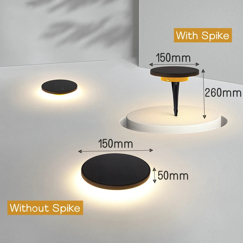 Decorbites™ LED Rasenleuchte 8W IP65 Wasserdicht Außen Garten Weg Landschaftsspießlampe