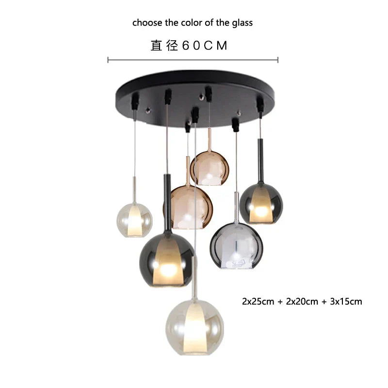 Decorbites™ Designer-Glas-Hängeleuchte für Esszimmer, Küche, Loft und Heimdekoration