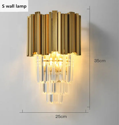 Decorbites™ Crystal-LED-Pendantleuchten: Luxuriöse Goldvergoldete Metall-Hängeleuchte für Wohnzimmer, Esszimmer, Schlafzimmer