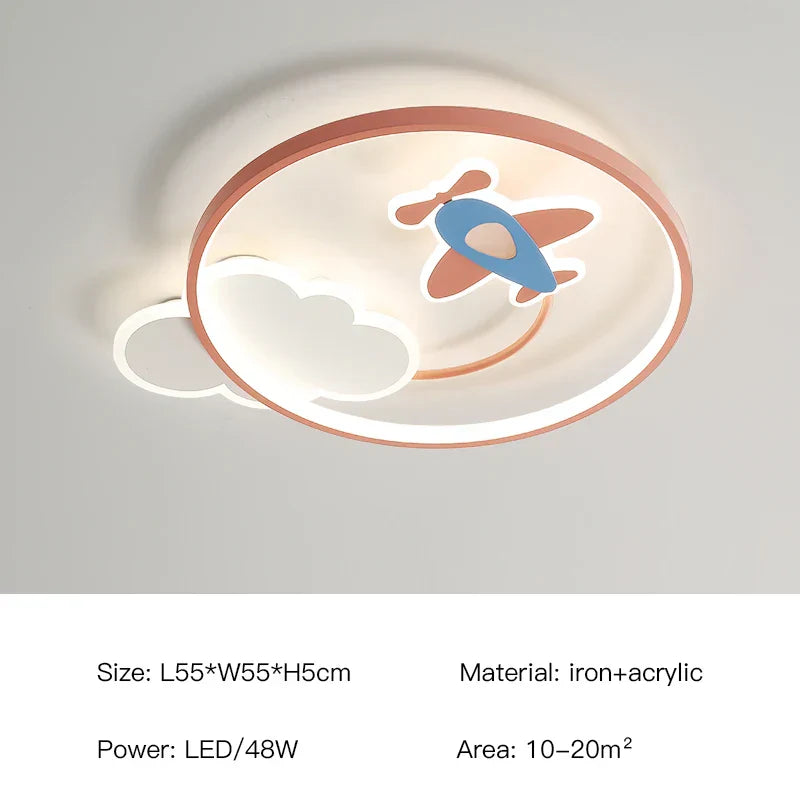Decorbites™ Kinderzimmer LED-Deckenleuchter Modernes Kinderzimmer-Studien-Hängeleuchte