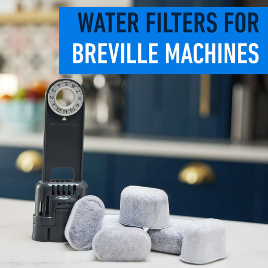 Decorbites™ Espressomaschine Wasserfilter - 6er-Pack Breville BWF100 Aktivkohlefilter-Ersatz