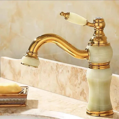 Brass Waterfall Bathroom Faucet 360 Rotate