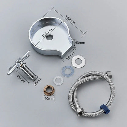 DecorBites™ Glass Rinser Faucet: Automatic Cup & Pitcher Washer for Kitchen Sink