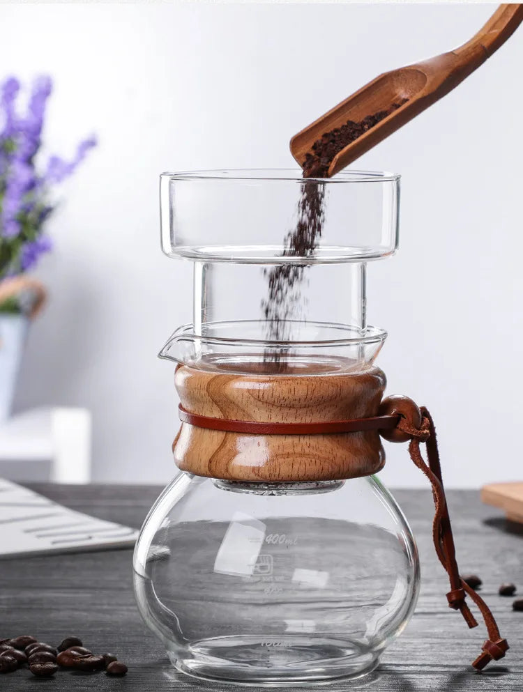Decorbites™ Glas-Cold-Brew-Kaffeemaschinen-Set – Barista-Qualität Gießkanne & Tropffilter