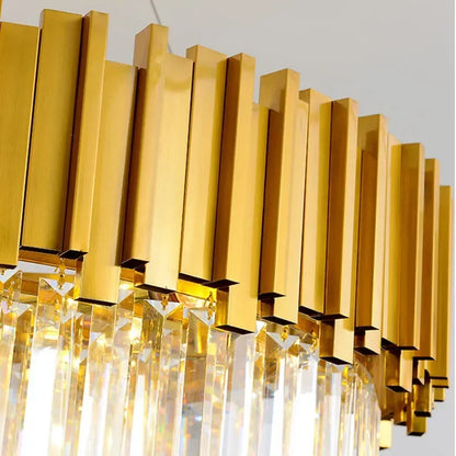 Decorbites™ Kristall-Deckenleuchter: Luxuriöse runde LED-Lampe für das Wohnzimmer, künstlerische Wohnraumausstattung