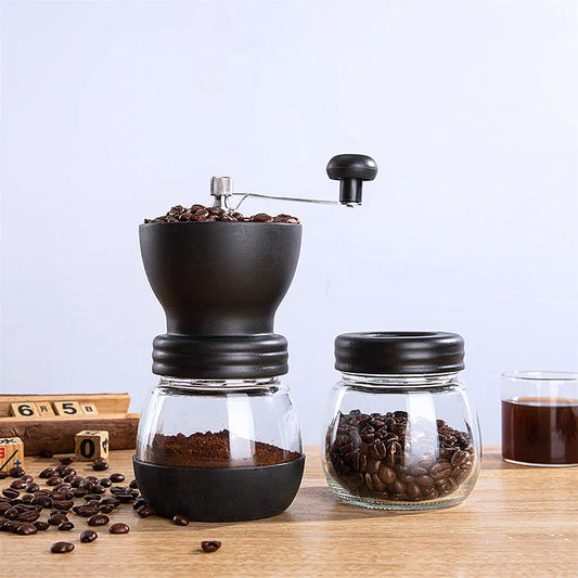 Decorbites™ Hand-Rock-Kaffeemühle: Verstellbare Partikelgröße, Manuelle Bohnenmühle