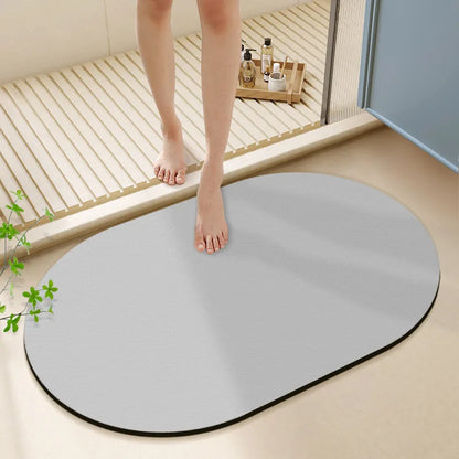 Decorbites™ Diatomeenerde-Badteppich: Super saugfähige rutschfeste Matte für Badezimmer & Toiletten