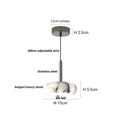 DecorBites™ LED Pendant Lamp Adjustable Wire Globe Hanging Light Fixtures