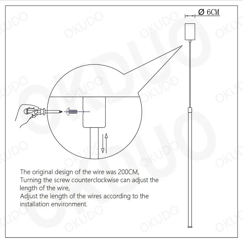 Modern Black Aluminum Linear Pendant Light