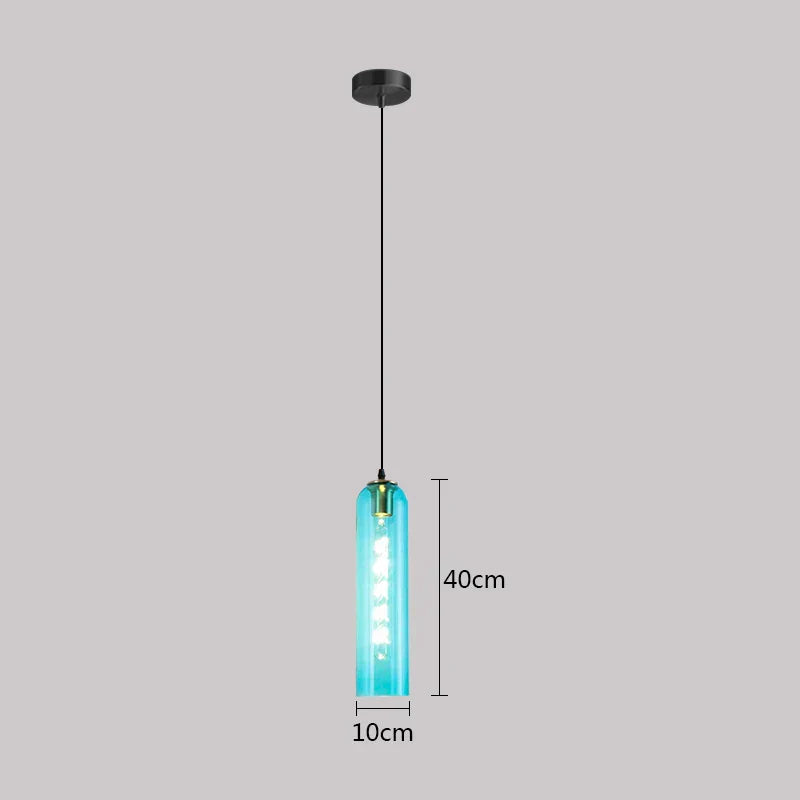 Decorbites™ Grünes Glas Nordisches Pendellicht E27 Hängearmatur für Wohn- und Schlafzimmer