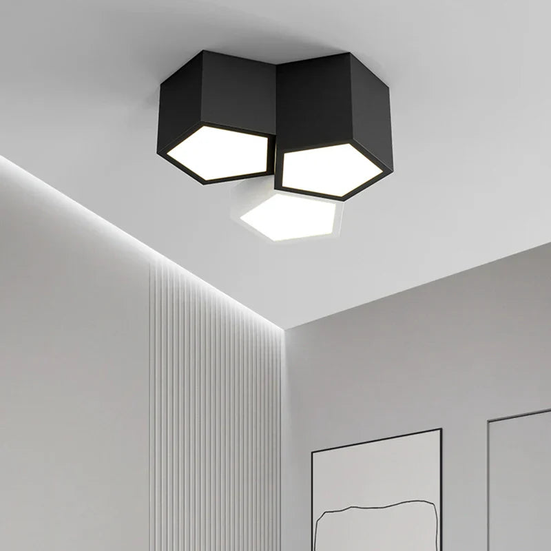 Decorbites™ Geometrische Deckenlampen: Moderne & kreative Leuchten für das Schlafzimmer
