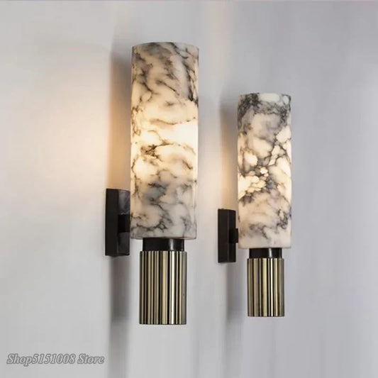Decorbites™ Dolomit-Marmor-Wandleuchte Modern Art Nordisch Wohnzimmer Schlafzimmer Wandlampe