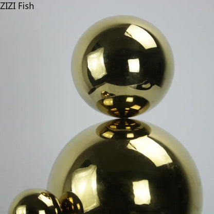 Decorbites™ Goldene Bälle Geometrische Metallskulptur Raum Schreibtisch Dekoration Ornamente