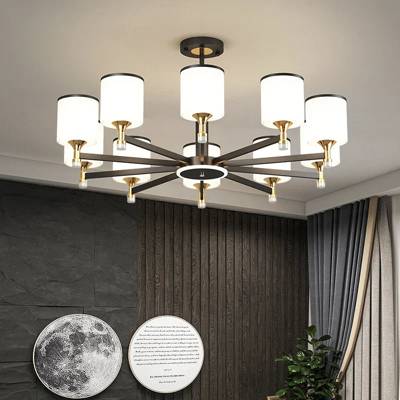 Decorbites™ Glasleuchter: Nordisch moderner LED-Hängeleuchter für Wohnzimmer und Schlafzimmer
