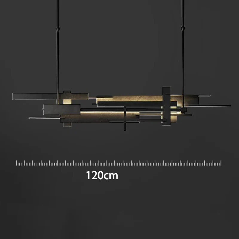 LED Pendant Chandelier Lingte 150cm Black
