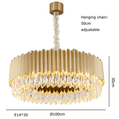 Decorbites™ Kristall-Wassertropfen-Anhängerleuchten: Elegante LED dimmbare Lampen für Esszimmer und Eingangsbereich