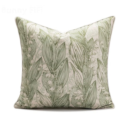DecorBites™ Ins Wind Matcha Green Sofa Window Float Pillow for Modern Living Room