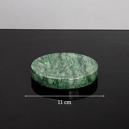 DecorBites™ Green Marble Bathroom Set: Dispenser, Dish, Holder, Tissue Box & Accessories