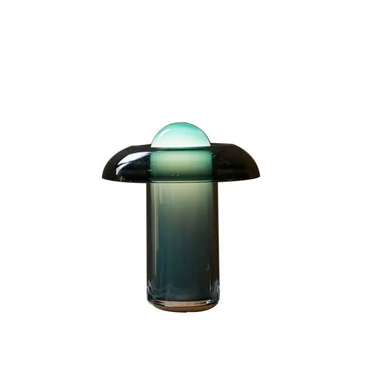 Green Glass Desk Lamp