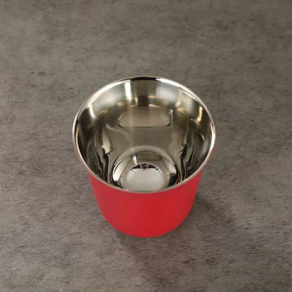 Decorbites™ Doppeltwandige Espresso-Tassen 80 ml - Set aus 2 hitzeisolierten Edelstahlbechern