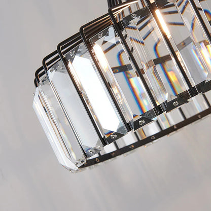 Decorbites™ Kristall-LED-Hängeleuchte: Retro-Gold-Lampenschirm für Wohnzimmer, Schlafzimmer, Esszimmer