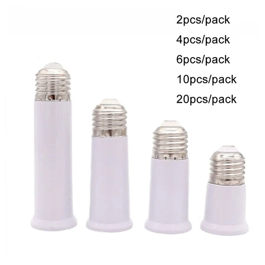 Decorbites™ E27 auf E27 Fassung-Verlängerung Mittelgroße Lampenadapter