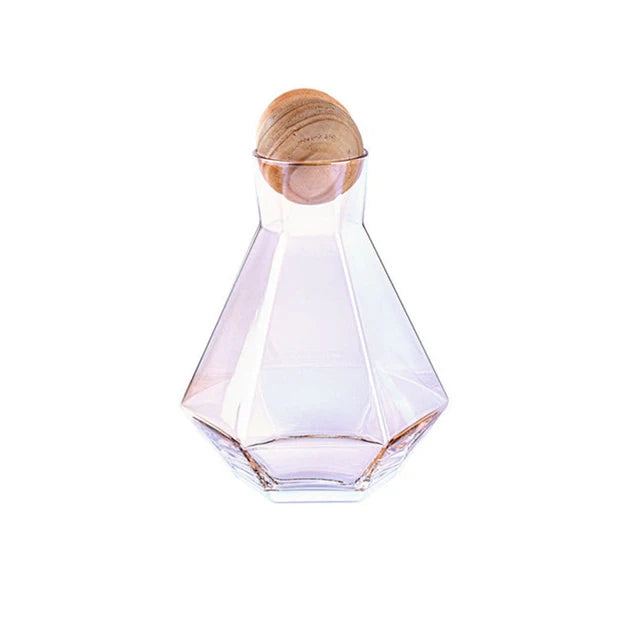 Decorbites™ Diamantkristall-Glas-Wasser-Kessel-Tassen-Set – Klarer Luxus-Saftekännchen