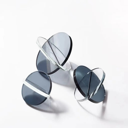 DecorBites™ Intersect Glass Ball Semicircle Decoration - Transparent Geometric Home Decor