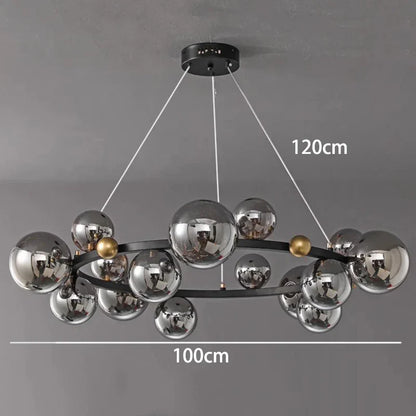 Decorbites™ Kristall-Leuchter: Moderne Treppen-Pendantlampe für Wohnzimmer, Innenbeleuchtung